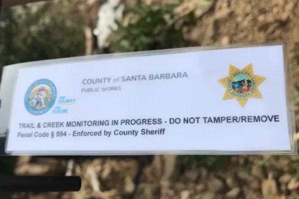 Suspicious Surveillance Cameras Placed at Montecito Hot Springs?