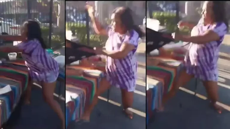 Woman in Custody After Attack on Watts Taco Vendor Caught on Camera